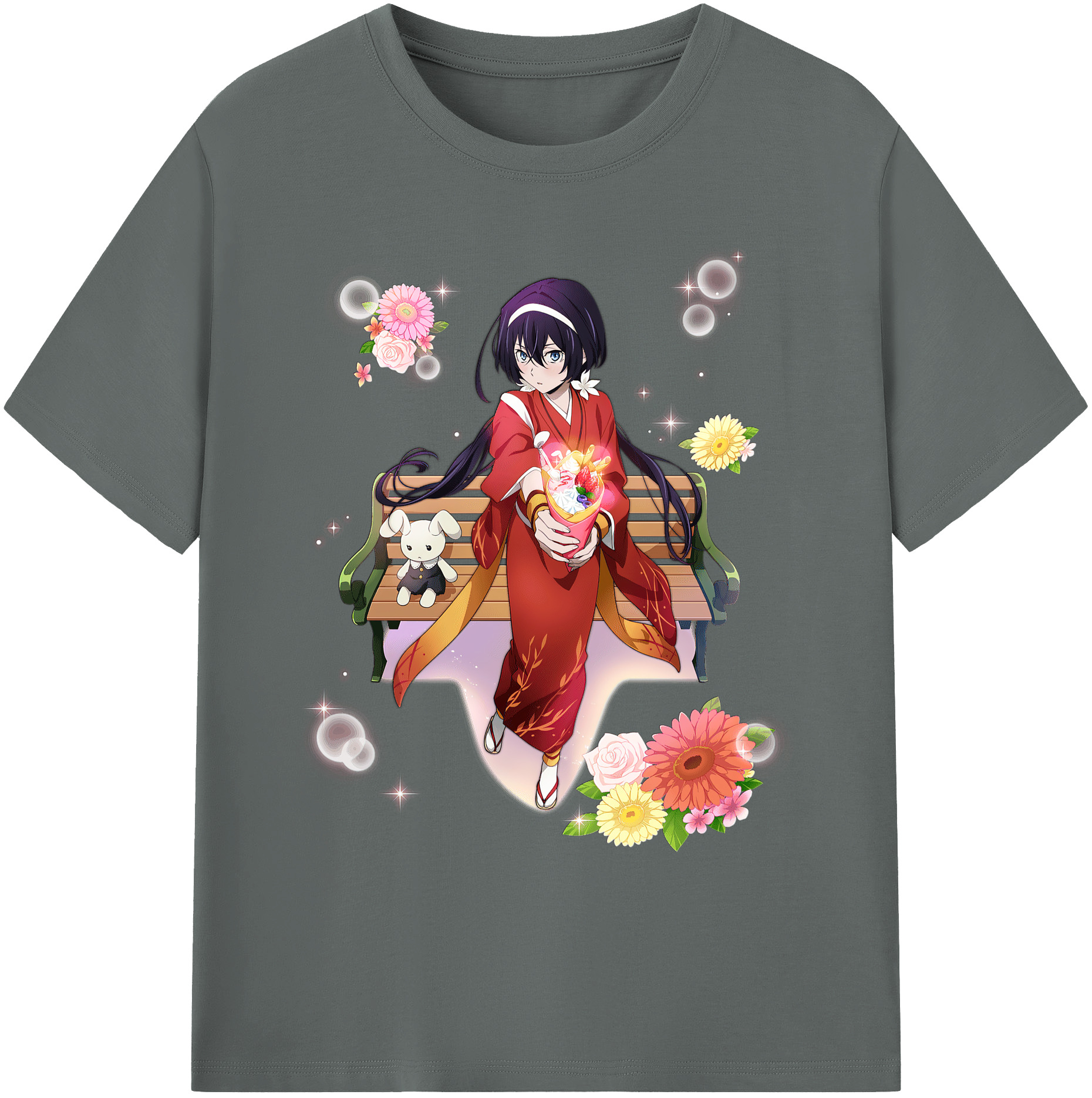 （画像用） 文豪ストレイドッグス Bungo Stray Dogs 綿100％ メンズ半袖Tシャツ｜肌触りやわらか＆通気性